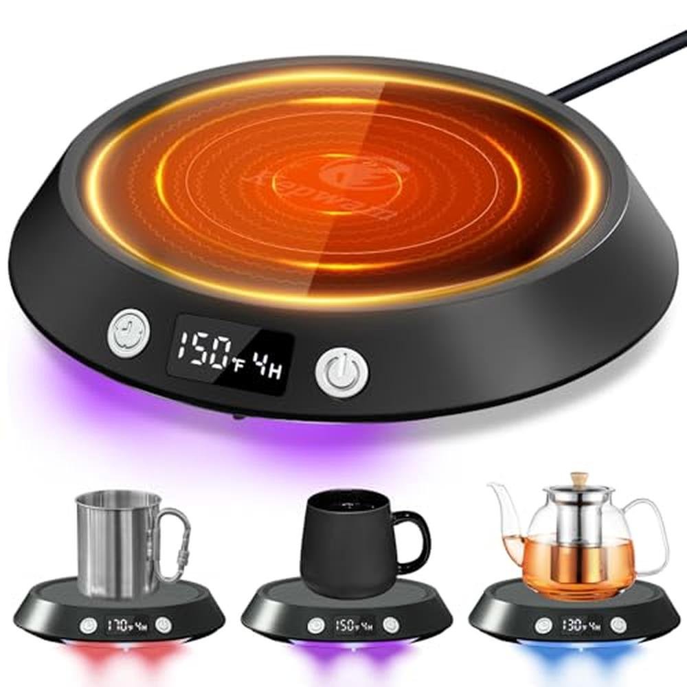 Warmer Coffee: Kepwam 55W Electric Coffee Warmer for Desk – Front View
