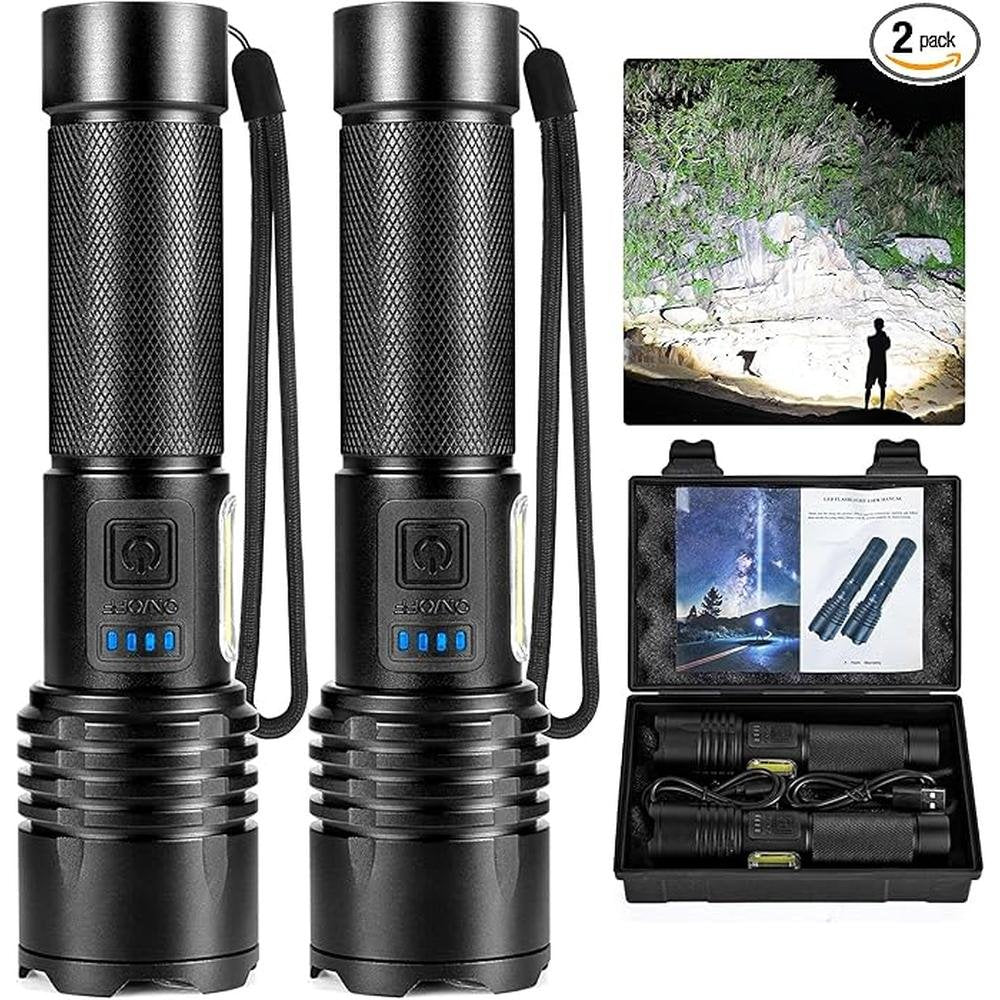 Flashlights Lumens for Hiking – Front View
