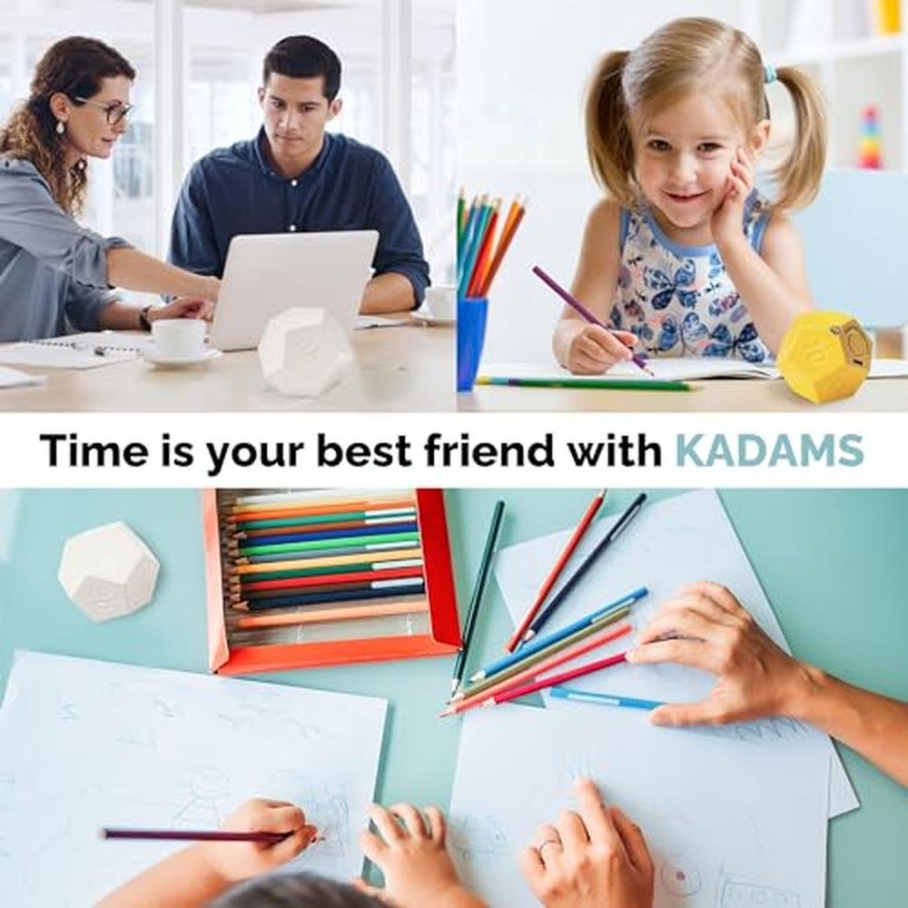 Pomodoro Cube Timer: KADAMS 11-Preset Countdowns with – Close-up Detail