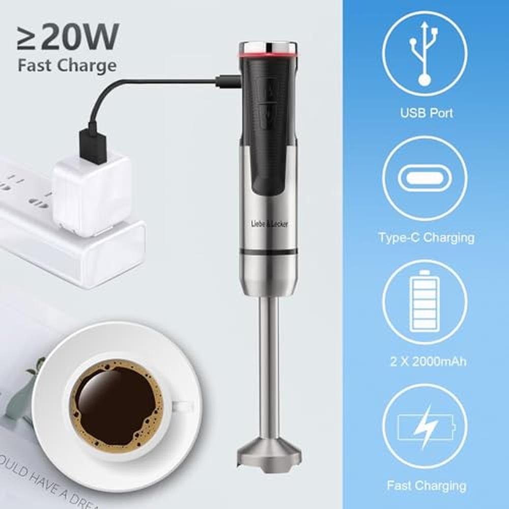 Blender Cordless: Liebe&Lecker Immersion Blender Handheld – Packaging