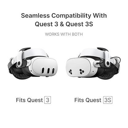 Battery Quest 3 Controller: BOBOVR M3 Pro Battery Pack Head – Side View
