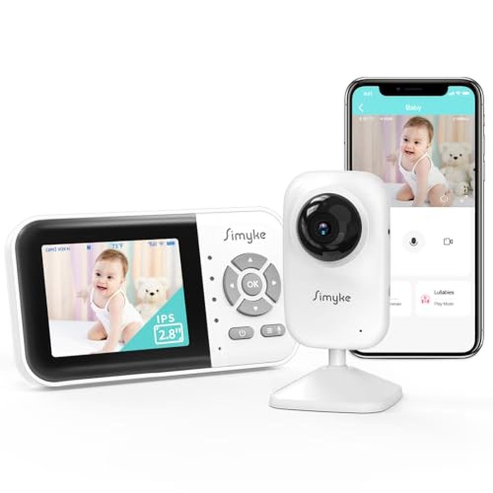 Baby Simyke: Simyke Upgrade Video Baby Monitor WiFi Baby – Front View