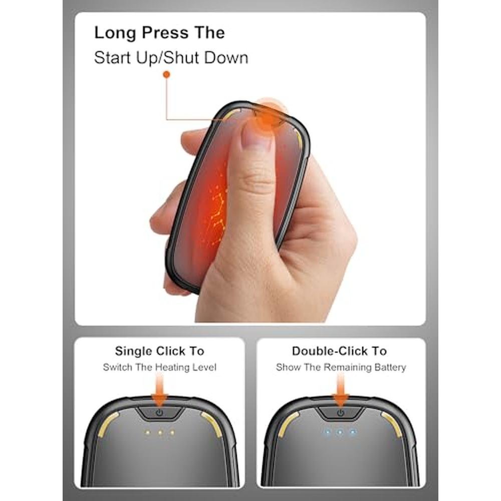 Hand Rechargeable: Premium Rechargeable Hand Warmers 2 Pack – Packaging