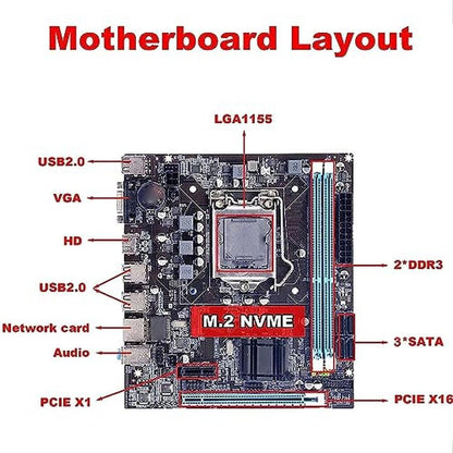 LGA 1155: H61 LGA 1155 Gaming Motherboard – In Use
