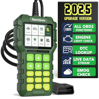 XpertAuto C303 OBD2 Scanner Live Data Professional Mechanic – Front View