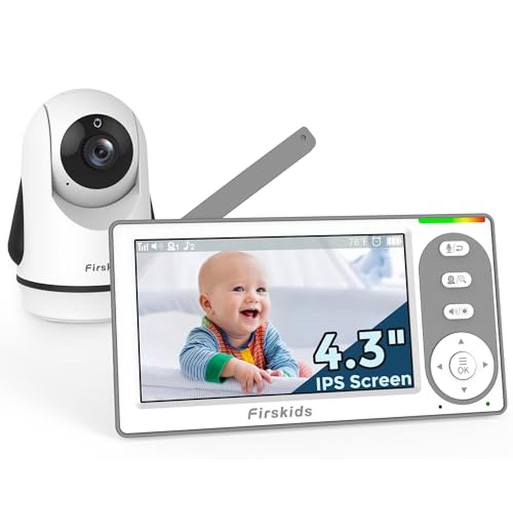Baby Monitor: Firskids 1000ft Long Range Baby Monitor with – Front View