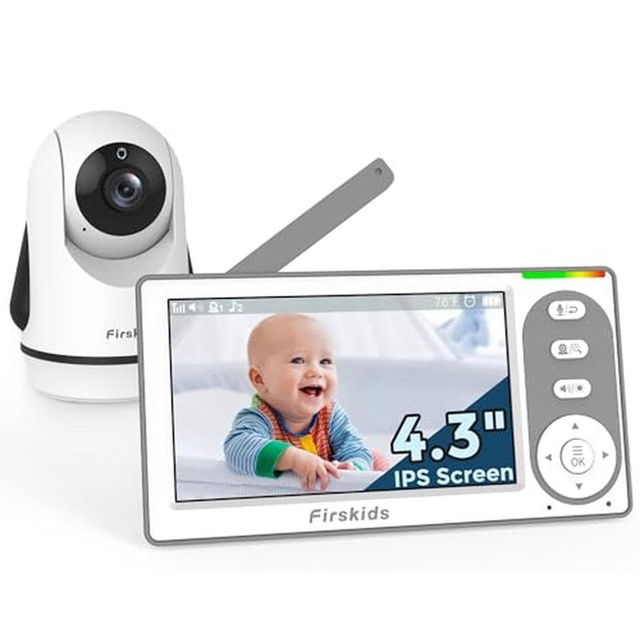 Baby Monitor: Firskids 1000ft Long Range Baby Monitor with – Front View