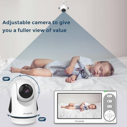 Baby Monitor: Firskids 1000ft Long Range Baby Monitor with – Side View