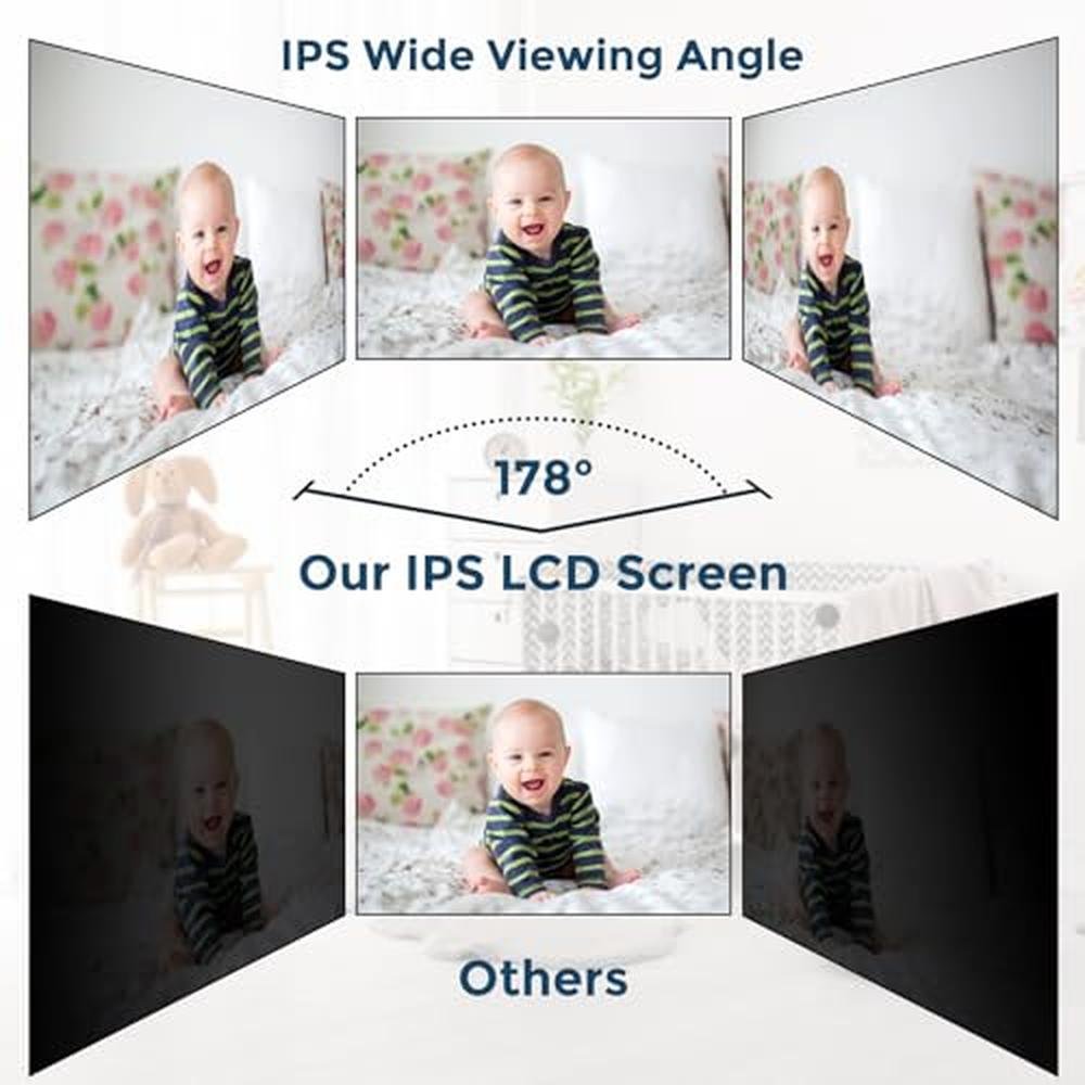 Baby Monitor: Firskids 1000ft Long Range Baby Monitor with – Close-up Detail
