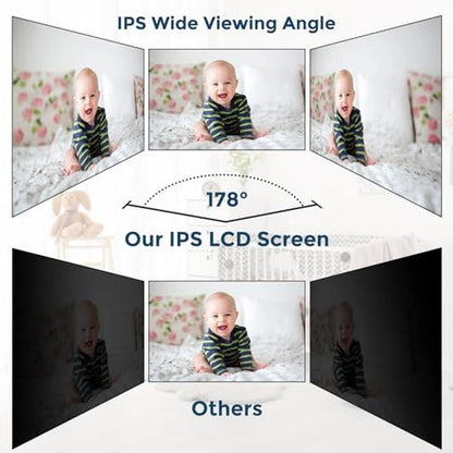 Baby Monitor: Firskids 1000ft Long Range Baby Monitor with – Close-up Detail