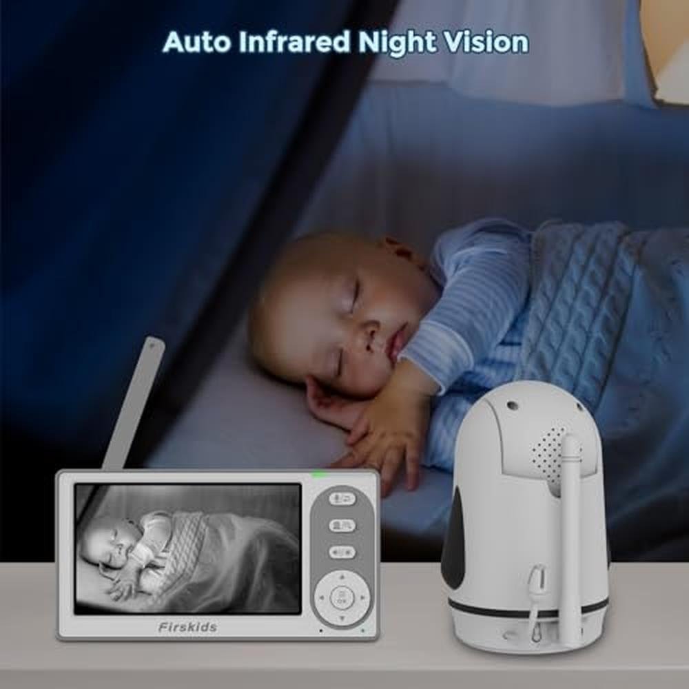 Baby Monitor: Firskids 1000ft Long Range Baby Monitor with – In Use