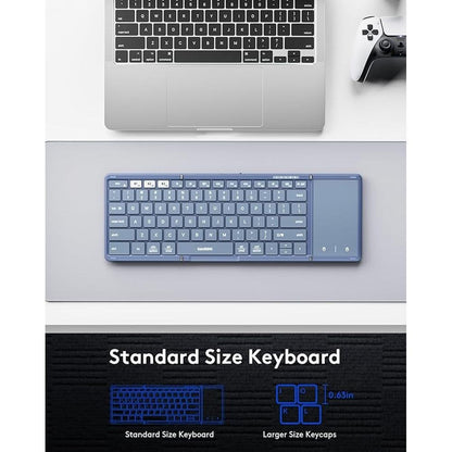 Keyboard Samsers: Samsers Foldable Bluetooth Keyboard with – In Use