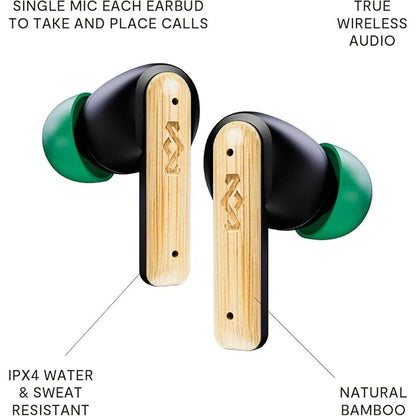 House of Marley Little Bird True Wireless Earbuds – In Use