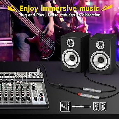Stereo Splitter: Togconn 1/4 Inch TRS Y Adapter – In Use