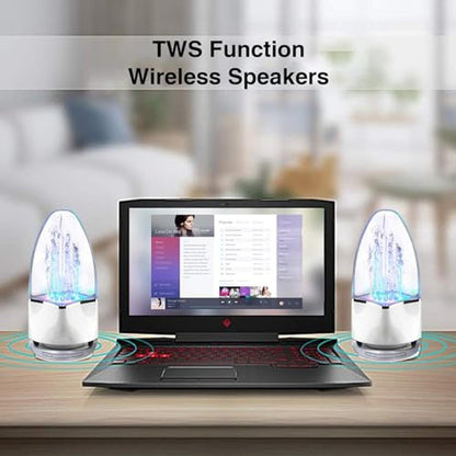 Speaker Throlx: THROLX Water Dancing Speaker Bluetooth – Side View