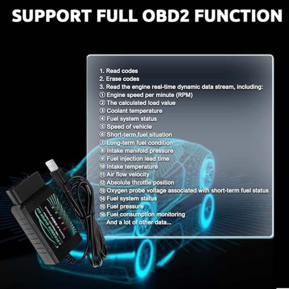 OBD2 Adapter: ELM327 Scanner with FT232RL 18F25K80 V1.4 – In Use