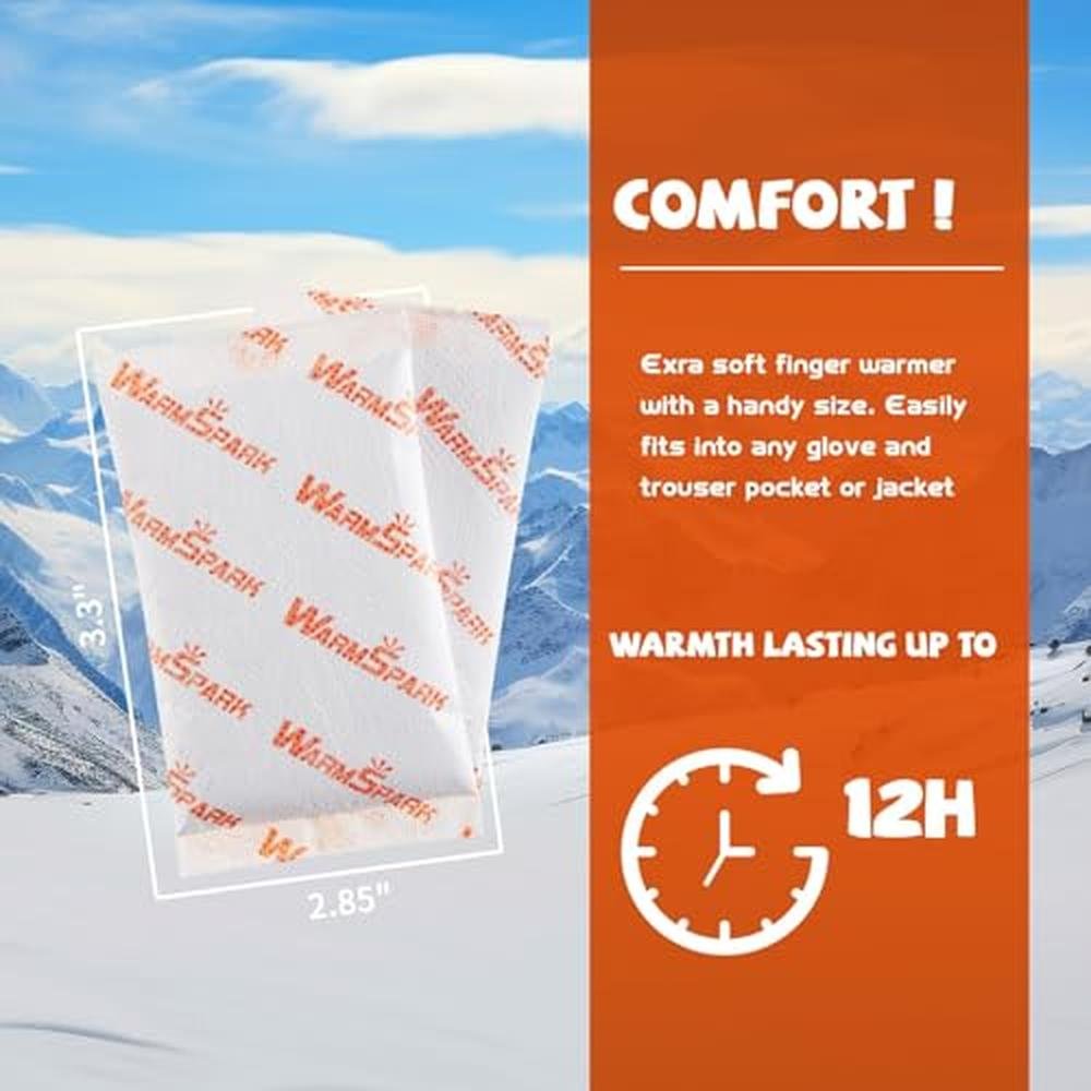 Hand Warmers: Premium Air-Activated Heat Packs – In Use
