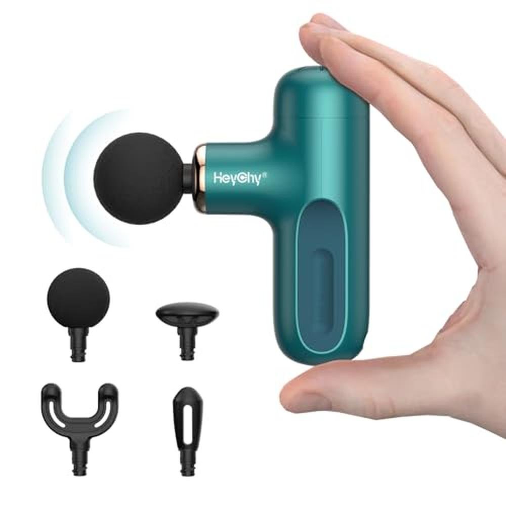 Massage Gun: HEYCHY Super Mini Percussion Deep Tissues – Front View