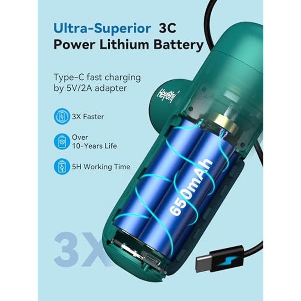 Massage Gun: HEYCHY Super Mini Percussion Deep Tissues – Close-up Detail