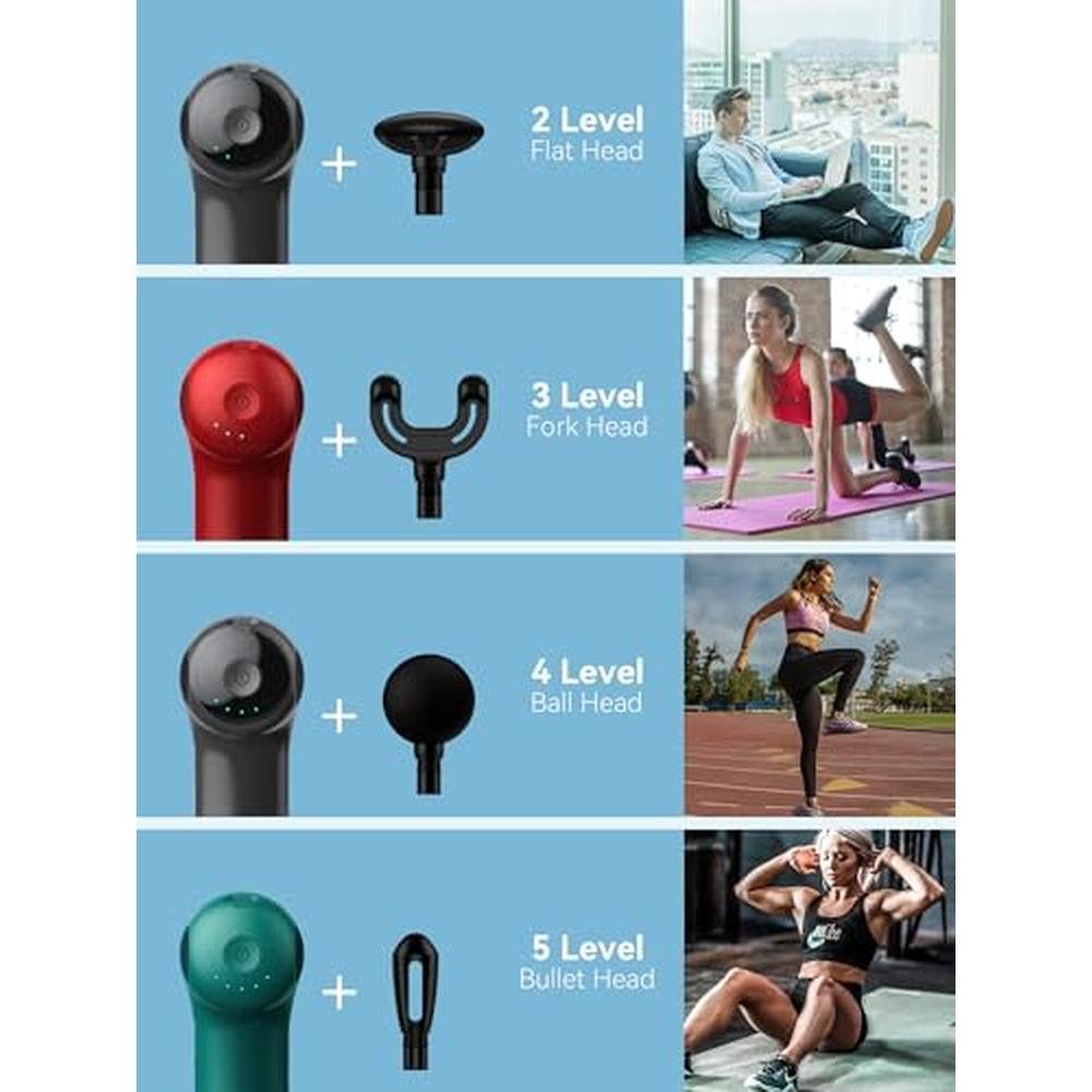 Massage Gun: HEYCHY Super Mini Percussion Deep Tissues – In Use