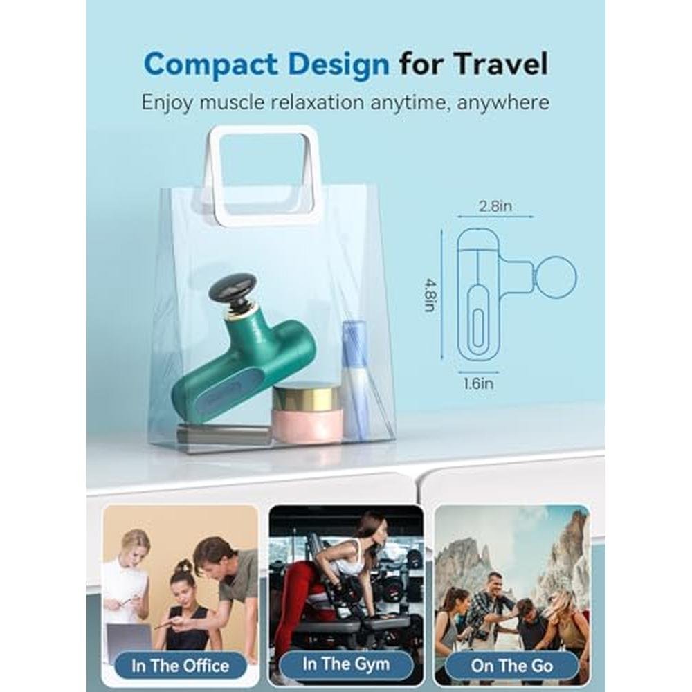 Massage Gun: HEYCHY Super Mini Percussion Deep Tissues – Packaging