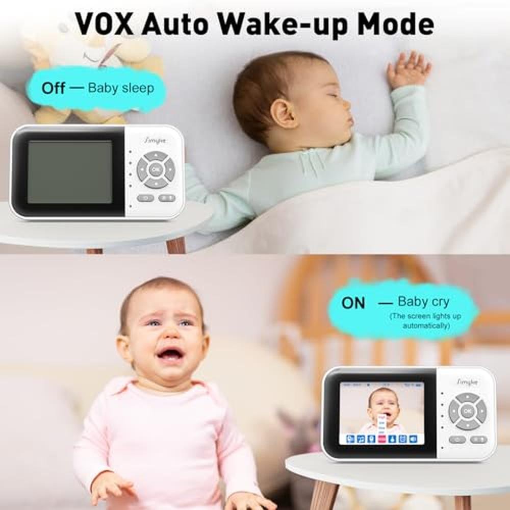 Simyke Baby Monitor: Simyke Upgrade Video Baby Monitor with – Packaging
