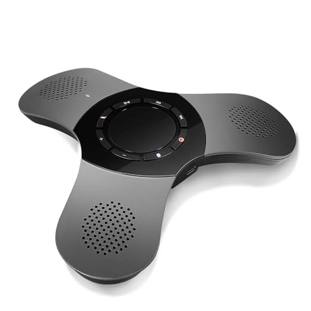 Conference Speaker: Premium Bluetooth Speakerphone with 360 – Front View