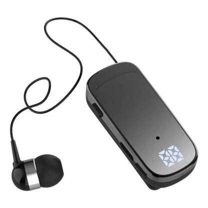 Retractable Earpiece: Premium Wireless Retractable – Front View