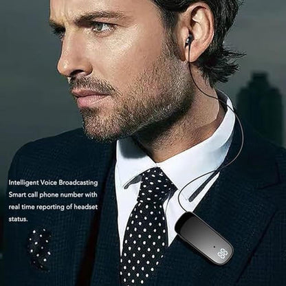 Retractable Earpiece: Premium Wireless Retractable – Close-up Detail