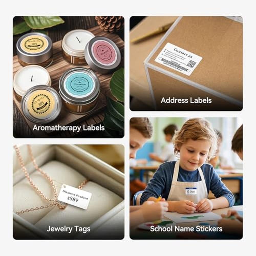 NIIMBOT Label Maker: NIIMBOT B1 Portable Sticker Printer 2 – In Use
