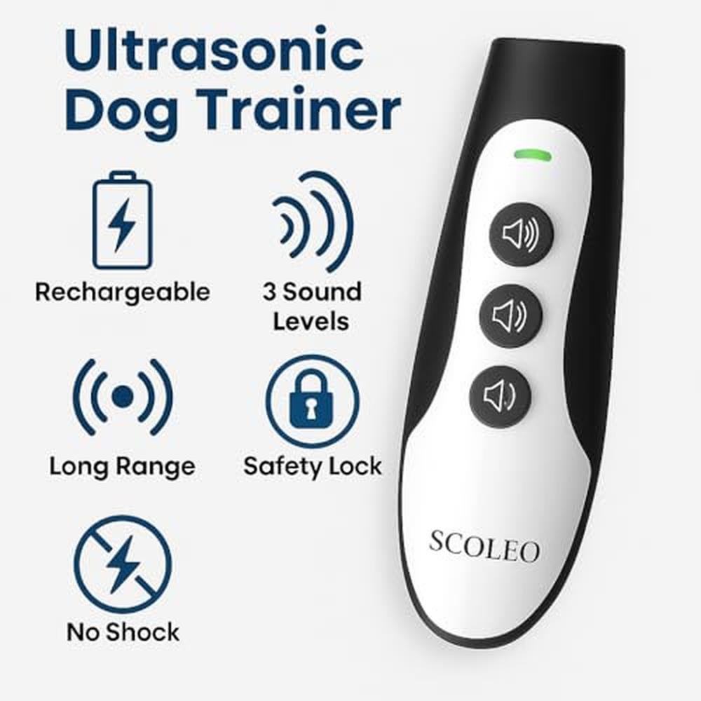 Dog Bark: SCOLEO Anti Barking Device Ultrasonic Dog Trainer – In Use
