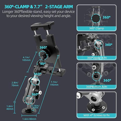 Car Aluminum: Luxury Car Mounts and Holders – Close-up Detail