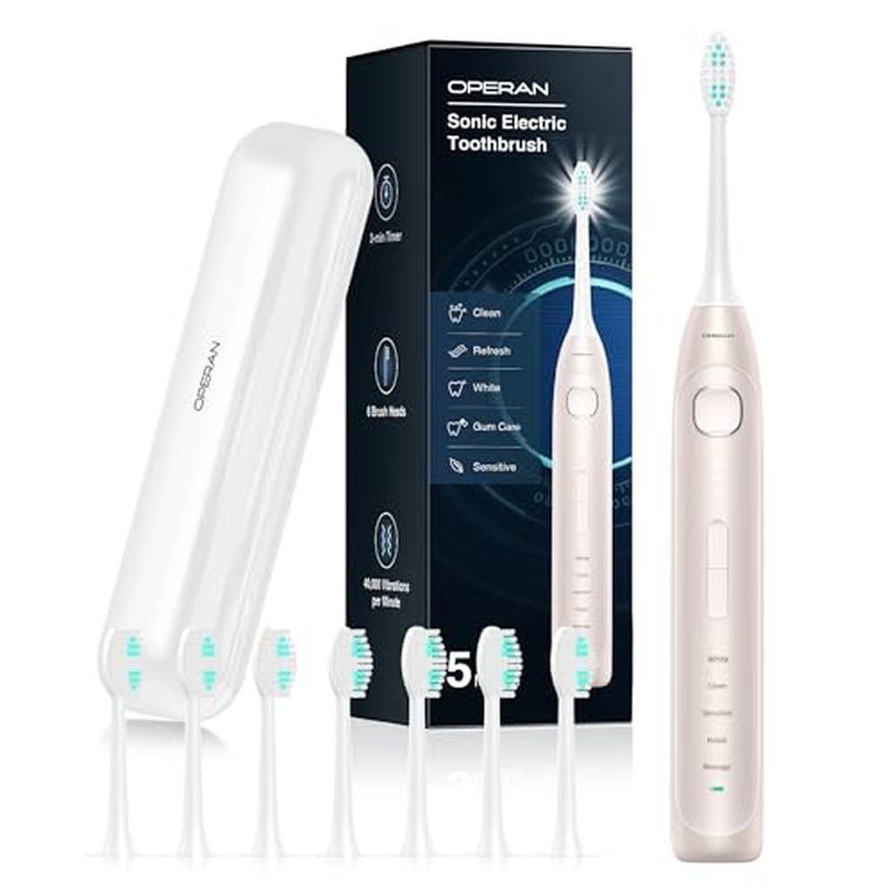 Toothbrush Operan: Operan Electric Toothbrush Rechargeable – Front View