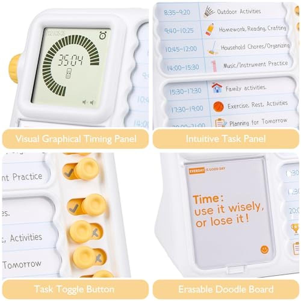 Timer Visual for Kids: Planning Board – Side View