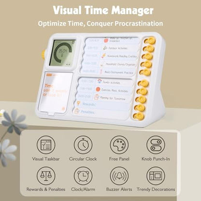 Timer Visual for Kids: Planning Board – Close-up Detail