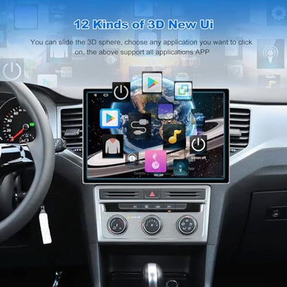 Android Car Stereo: JMANCE 6+128GB 13-inch Double Din Touch – Side View