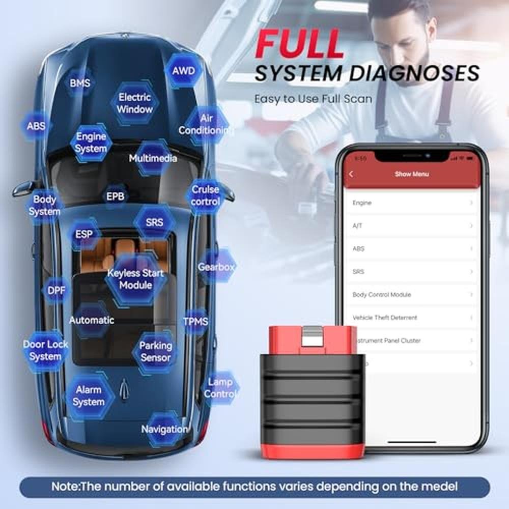 Scanner Tool: THINCAR Thinkdiag Mini Bluetooth OBD2 – Side View