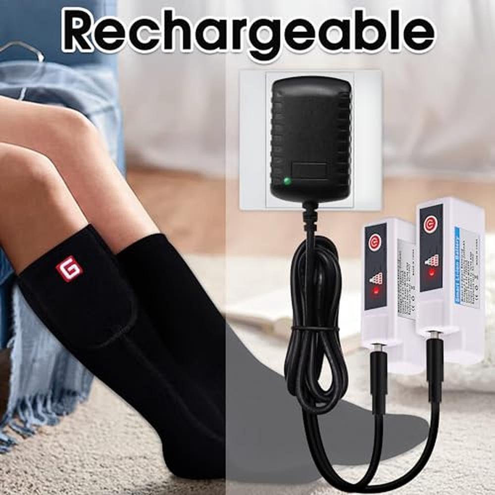 Heated Socks for Men and Women – Side View