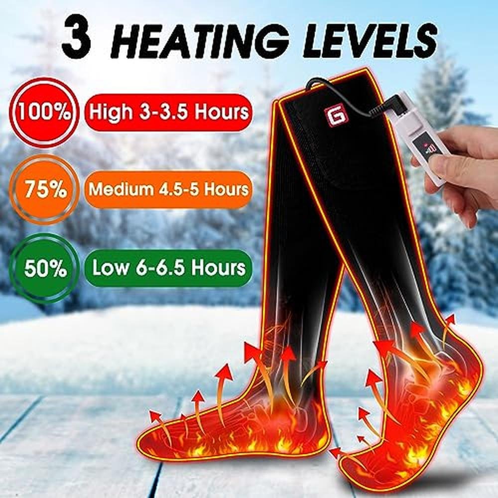 Heated Socks for Men and Women – Close-up Detail