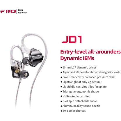 FiiO/JadeAudio JD1 High Performance Dynamic Driver HiFi – Packaging
