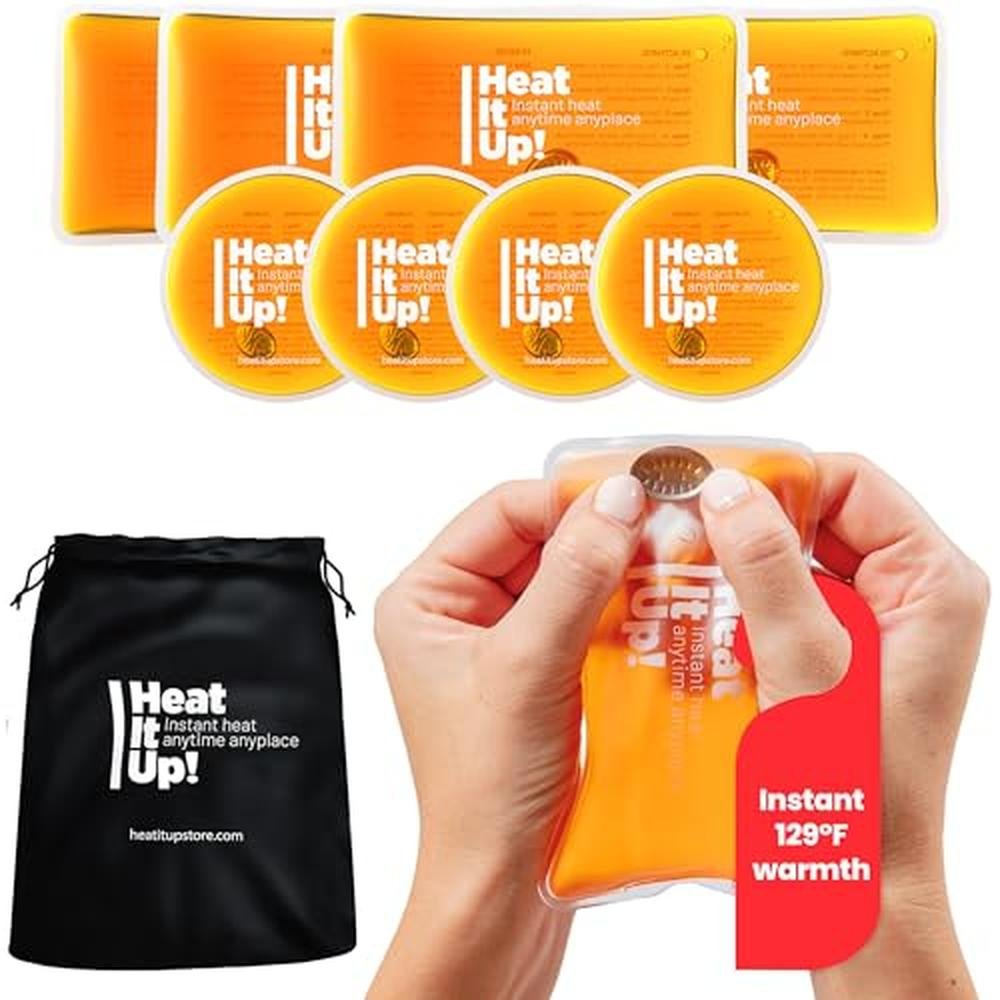 Heat Packs: Heat It Up Reusable Heat Pack 8 Instant Heat – Front View