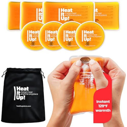 Heat Packs: Heat It Up Reusable Heat Pack 8 Instant Heat – Front View