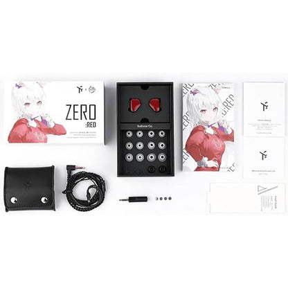 x Crinacle Zero: RED Dual Dynamic Drivers in-Ear Headphone – Side View