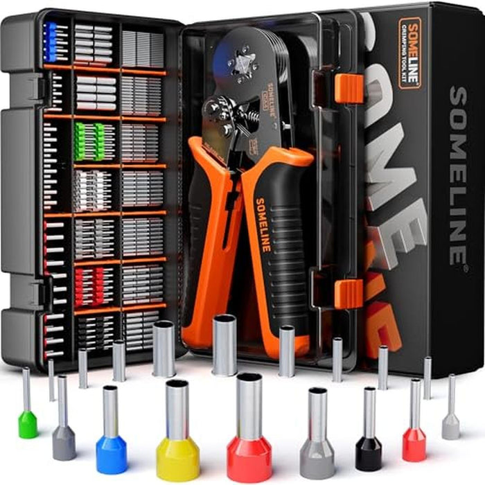 Wire Ferrules: SOMELINE Ferrule Crimping Tool Kit – Front View