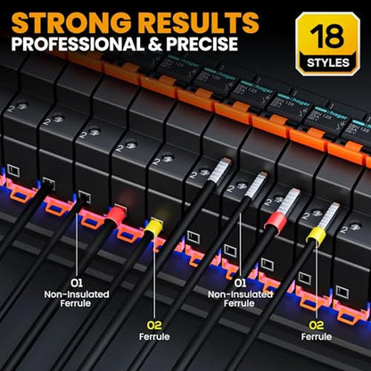 Wire Ferrules: SOMELINE Ferrule Crimping Tool Kit – Close-up Detail