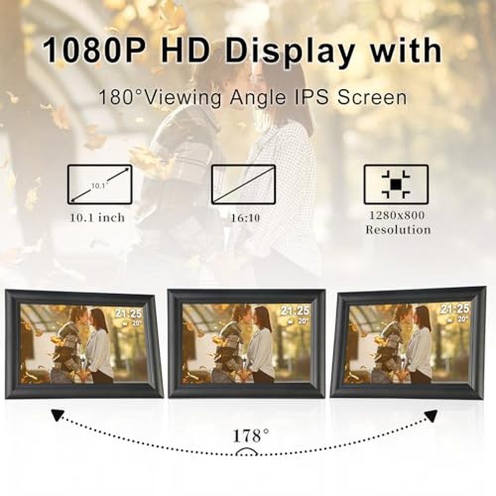Digital Frame: Frameo 10.1 Inch Smart WiFi Digital Photo – In Use