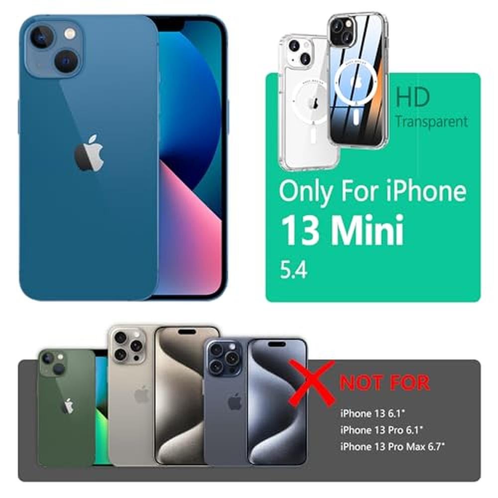 Case Ones: ONES iPhone 13 Mini Hybrid Magnetic Phone Case – Side View