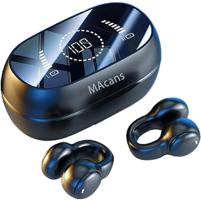 Wireless Earbuds Open Ear Clip Headphones Air Conduction – Front View