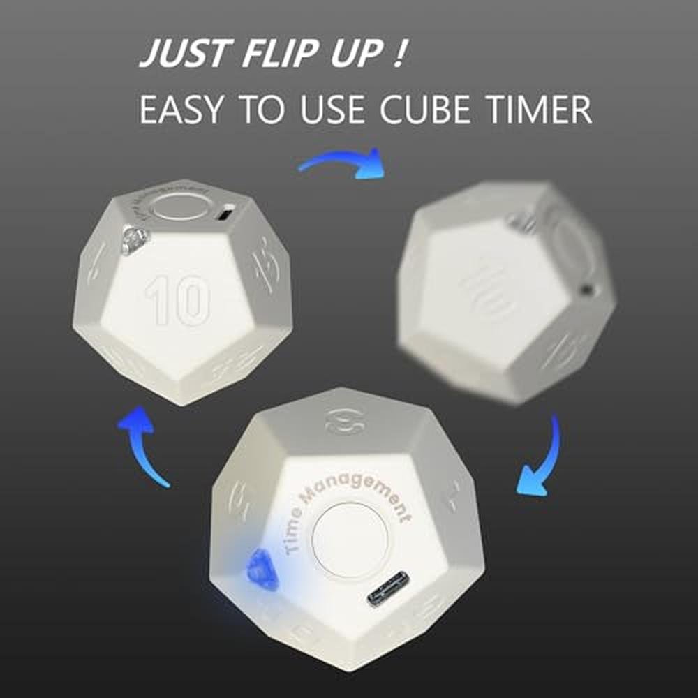 Premium Rechargeable Pomodoro Timers – Side View