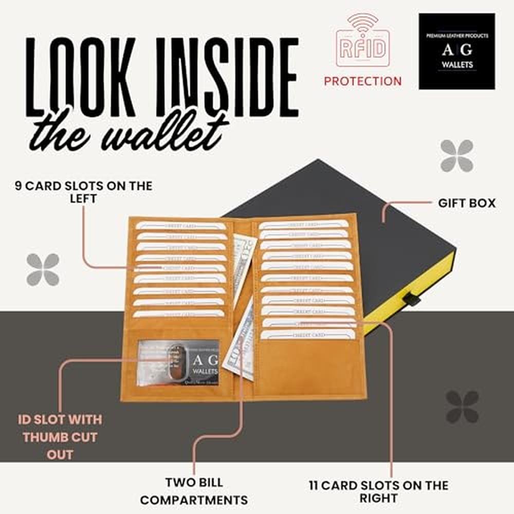 Wallet Leather: AG Premium Cowhide Leather Wallet for Men – Close-up Detail